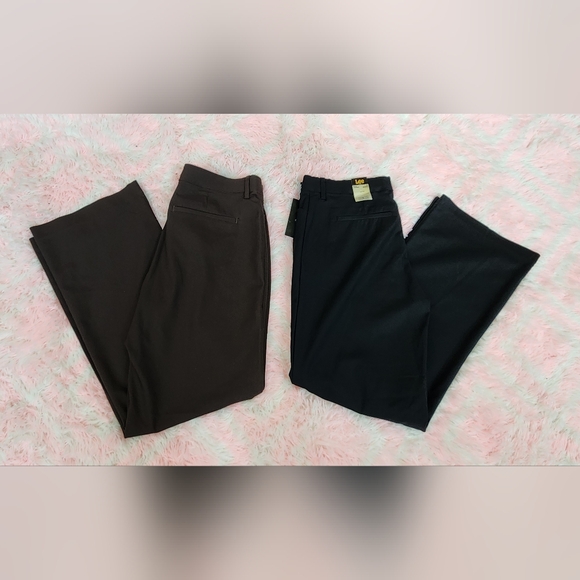 LEE PANTS FLEX MOTION REGULAR FIT  SIZE 14 bundle of 2 free shipping - Picture 3 of 11